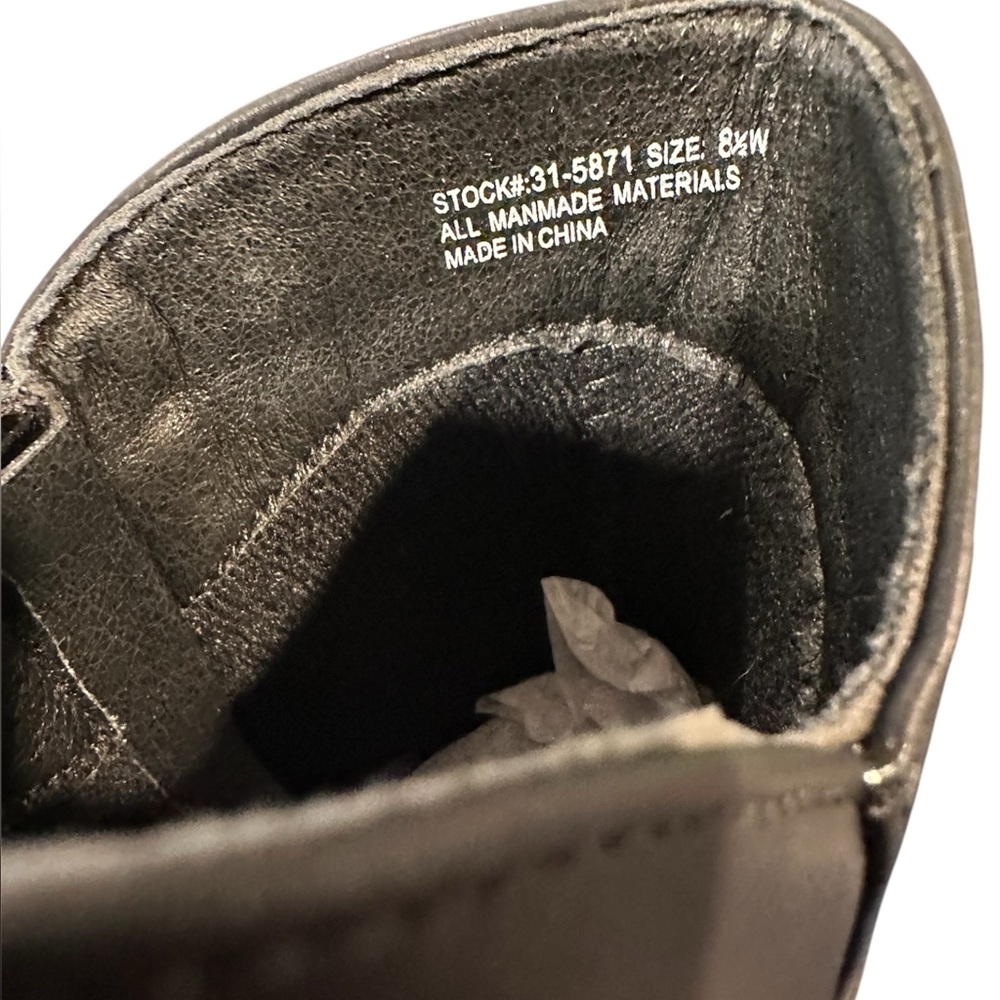 Easy Street Black Ankle Boots - Picture 10 of 12